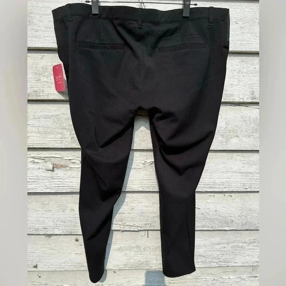 Isabel Maternity Maternity Black pants, elastic behind pockets all way around 16 - Picture 2 of 7